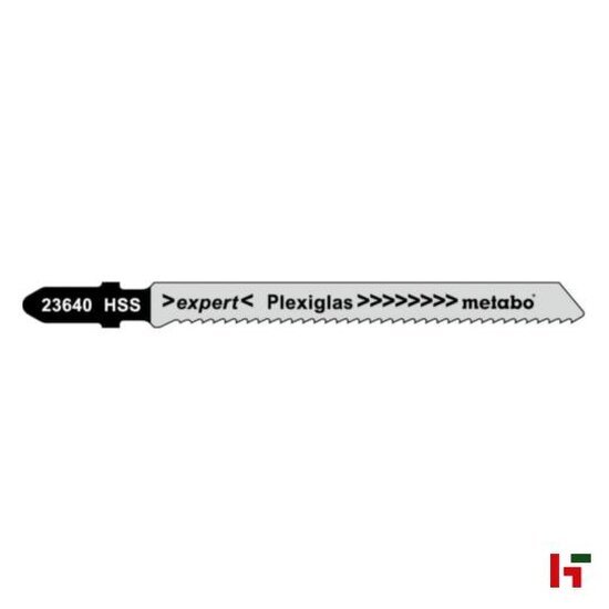 Zagen - Metabo Decoupeerzaagbladset, Plexiglas expert 5 st 2,0 x 74 mm - Metabo