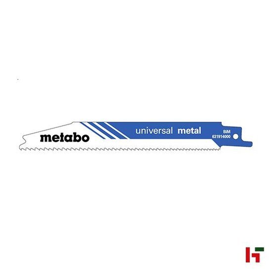 Zagen - Metabo Reciprozaagbladset, Metaal pionier 5 st 0,9 x 150 mm - Metabo