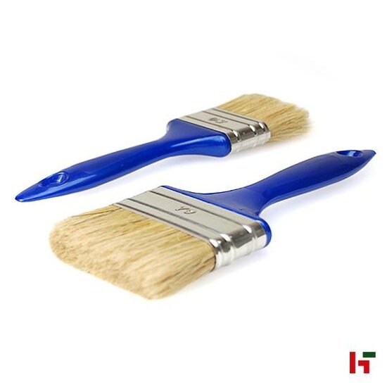 Schilderen & behandelen - Platte kwast, Industrie 70 mm Kunststof handvat - Bobrush