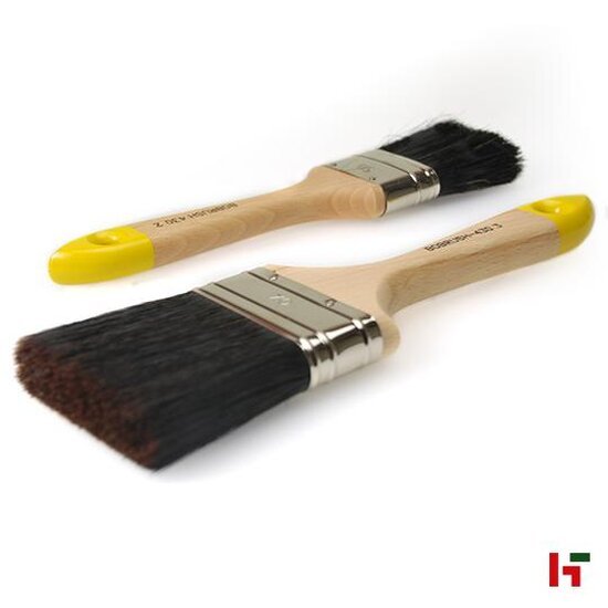 Schilderen & behandelen - Platte kwast, Universeel 40 mm ( 1,5 ") Houten handvat - Bobrush