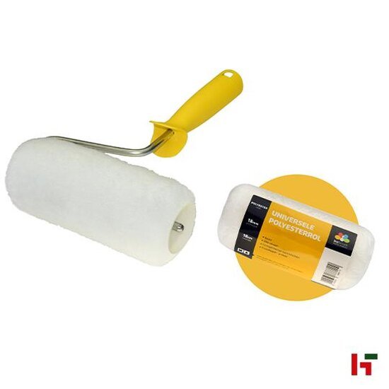 Schilderen & behandelen - Langharige verfrol, Polyester universeel 25 cm - Bobrush