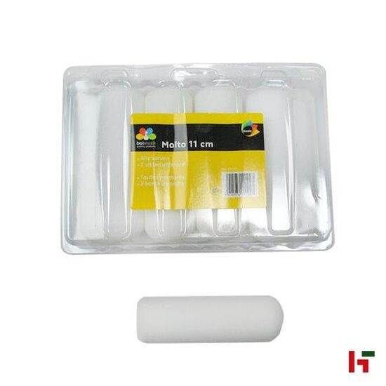 Schilderen & behandelen - Vervangrol, Molto superfijn - 2x rond 10 st 11 cm - Bobrush