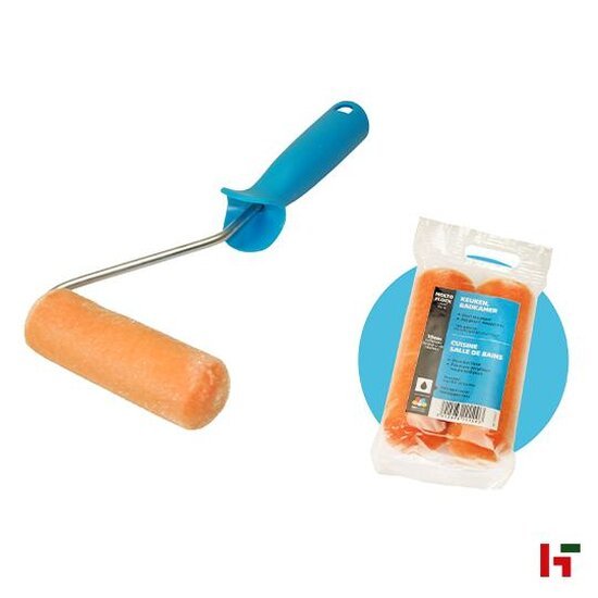 Schilderen & behandelen - Lakrol, Flock Acryl 10 cm - Bobrush