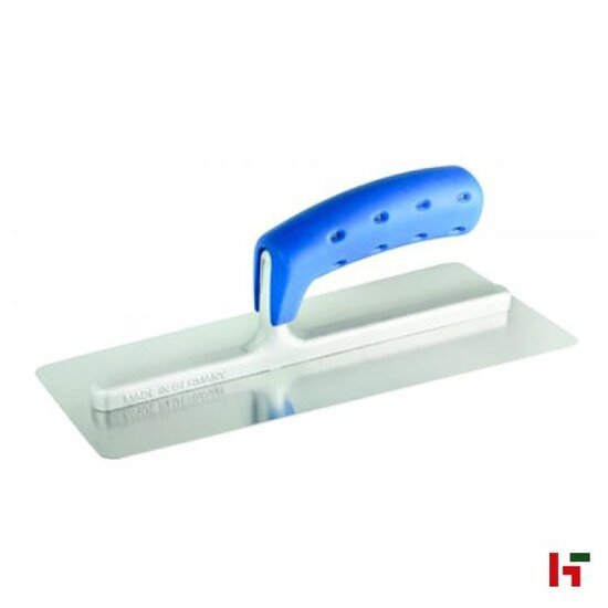 Pleisteren - Jung Plakspaan, Afgeronde hoeken Softgrip handvat 280 x 80 mm Inox - Jung