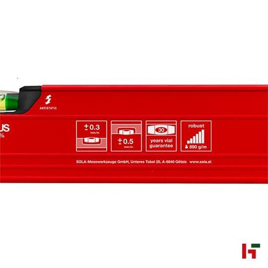 Meten - Sola Waterpas, Aluminium Red3 100 cm - Sola