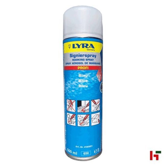 Markeren - Lyra Markeerspray Blauw 500 ml - Lyra