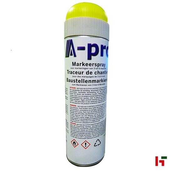 Markeren - AP Markeerspray Geel 500 ml - A-pro