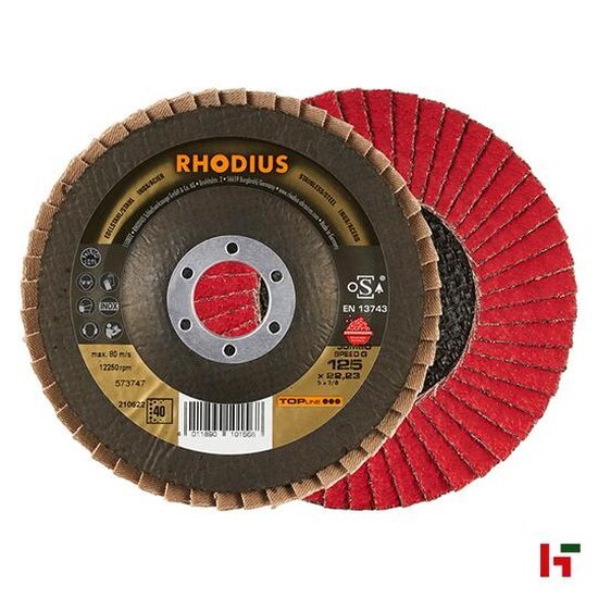 Schuren, vijlen & afsteken - Rhodius Lamellenslijpschijf, Jumbo Speed G Ø 125 mm P 40 - Rhodius