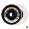 Schuren, vijlen & afsteken - Rhodius Lamellenslijpschijf, LGA ALU Ø 125 mm P 40 - Rhodius