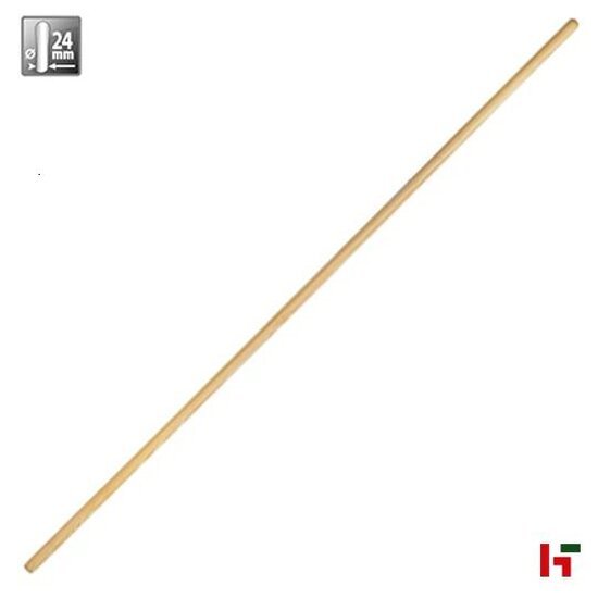 Kuisen & reinigen - Polet Borstelsteel Houten steel - Es Ø 24 x 1400 mm - Polet