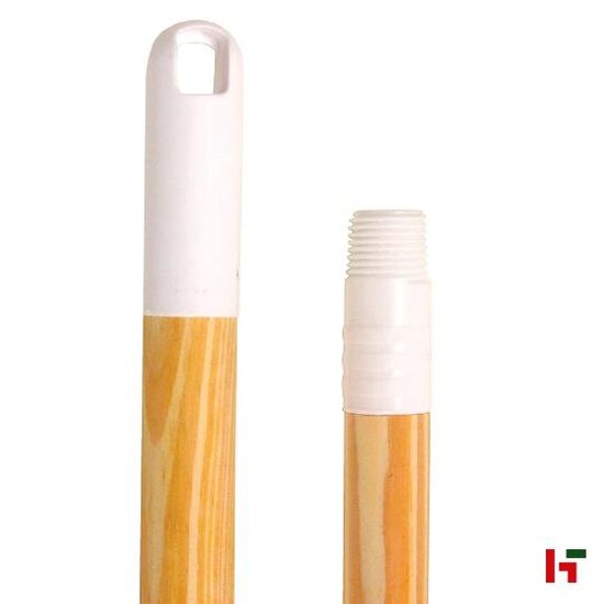 Kuisen & reinigen - Borstelsteel, Dop/vijs Houten steel Ø 23,5 x 1400 mm - Bobrush