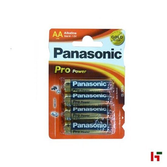 Elektriciteit & verlichting - Panasonic Batterij, LR6 - Type AA Blister 4 st - Panasonic