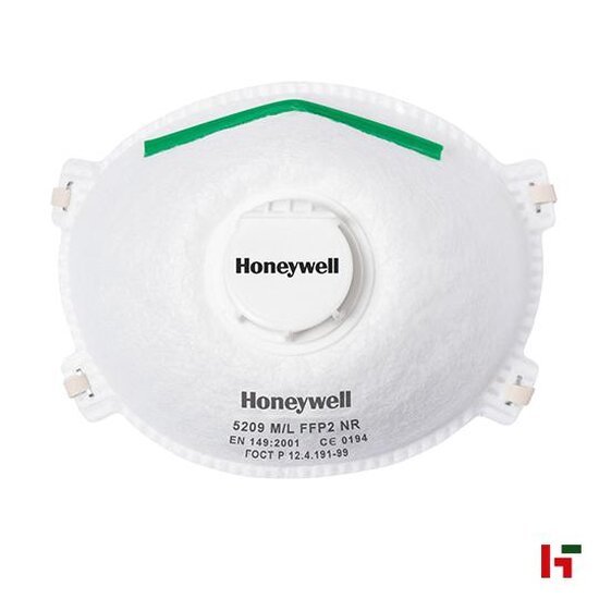 Veiligheidskledij & bescherming - Honeywell Stofmasker met ventiel, P2 20 st - Honeywell