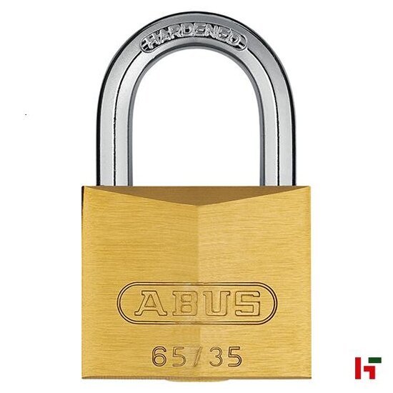 Beveiliging - Abus Hangslot, Messing 65 / 35 - Abus