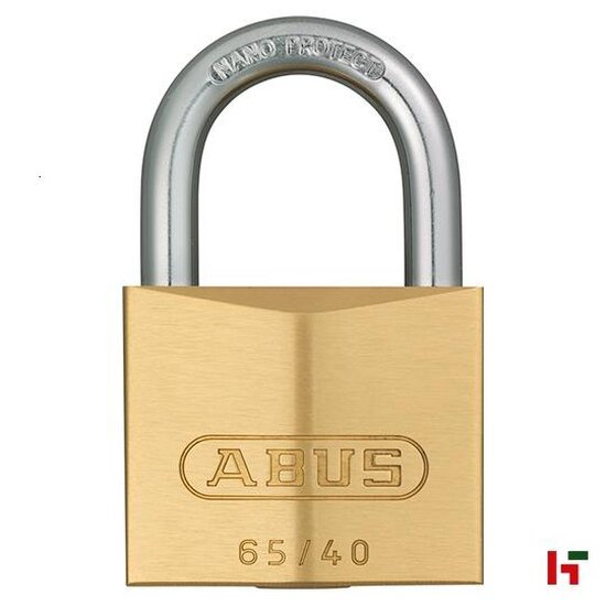 Beveiliging - Abus Hangslot, Messing 65 / 40 - Abus