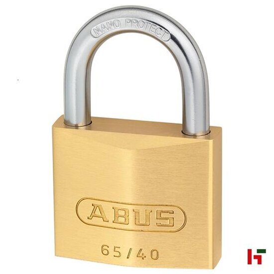 Beveiliging - Abus Hangslot, Messing 65 / 40 - Abus