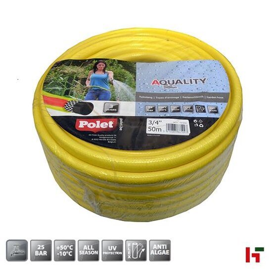 Slangen & koppelingen - Polet Tuinslang, Building expert 3/4" 50m - Polet