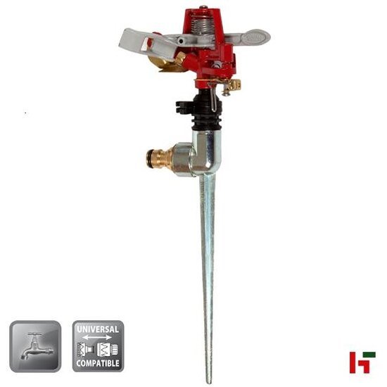 Slangen & koppelingen - Polet Sproeier ronddraaiend met metalen pin  - Polet