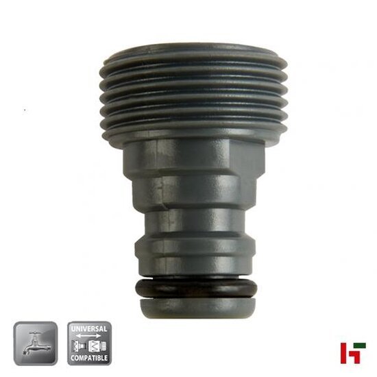 Slangen & koppelingen - Polet Aansluitstuk, Buitendraad PVC 3/4" - Polet