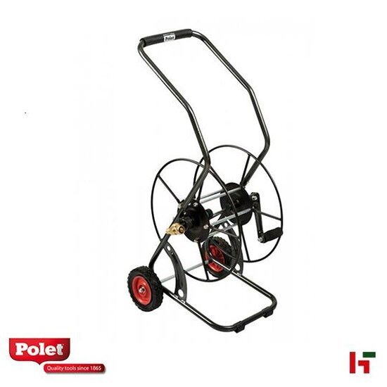 Opbergen & transporteren - Polet Slangenwagen met 2 wielen tot 90 m voor slang van 1 / 2 " Metaal - Polet