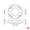 Tapes & verpakkingsmateriaal - Pavilift Leveling system, Beschermingsring 50st - Stoneline