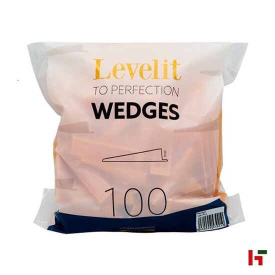 Tegel-  & plaatsingshulp - Levelit Leveling system, Wedge 100st - Levelit