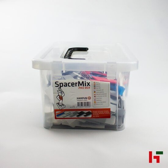 Tegel-  & plaatsingshulp - Harpun SpacerMix Glasblokjes Pro Box (500st) - Harpun