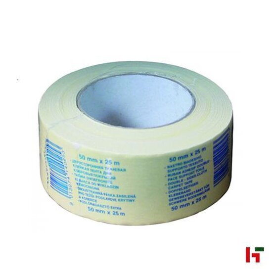 Tapes & verpakkingsmateriaal - Dubbelzijdige tape 25 m / 50 mm - Private label