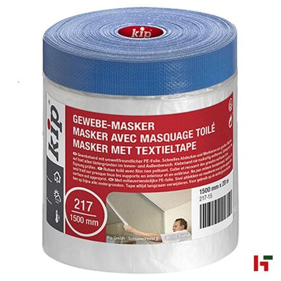 Tapes & verpakkingsmateriaal - Kip Masker met textielband, 217 1500 mm / 20 m 8 st - Kip