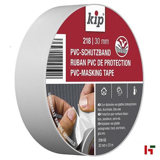 Tapes & verpakkingsmateriaal - Kip Maskingtape PVC Geribbeld, 218 30 mm / 33 m - Kip