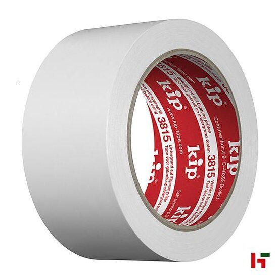 Tapes & verpakkingsmateriaal - Kip Stucatape PVC Glad, 3815 Wit 50 mm / 33 m - Kip