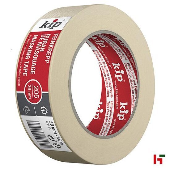 Tapes & verpakkingsmateriaal - Kip Maskingtape Crèpe, 205 36 mm / 50 m - Kip