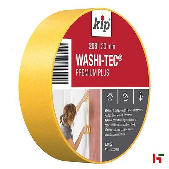 Tapes & verpakkingsmateriaal - Kip Maskingtape Washi, 208 30 mm / 50 m - Kip