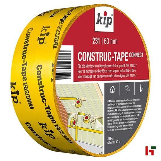Tapes & verpakkingsmateriaal - Kip Constructape PE, 231 60 mm / 40 m - Kip
