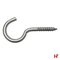 Schroeven - Schroefhaak, Gebogen 3,0 x 40 / 15 mm Small Box Inox - SWG