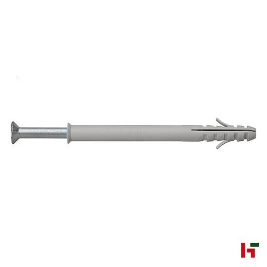 Verankering - Kozijnplug met schroef, Verzinkt staal 160 mm 10,0 mm PZ4 - SWG