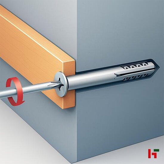 Verankering - Pluggen Lang, Nylon 6 x 60 mm Medium Box - SWG