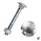 Bouten, moeren en ringen - Slotbout met moer (DIN 603), Verzinkt staal 120 mm Big Box M 8 SW 13 - SWG