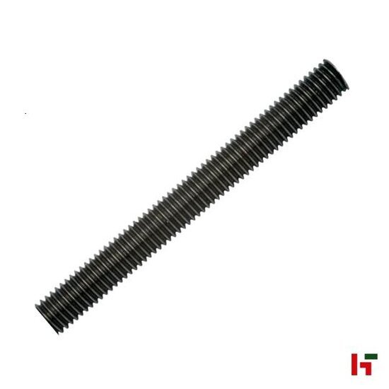 Bouten, moeren & ringen - Draadstang (DIN 976-1), Verzinkt staal 100 cm M 12 (Zwart) - SWG
