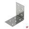 Bouw- & houtverbinders - Hoekspijkerplaat, Inox 60 x 60 x 40 x 2,5 mm - SWG