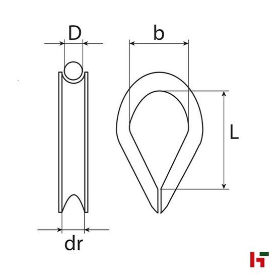 Staalkabels, kettingen en toebehoren - Draadkous, Inox 5,0 mm - SWG