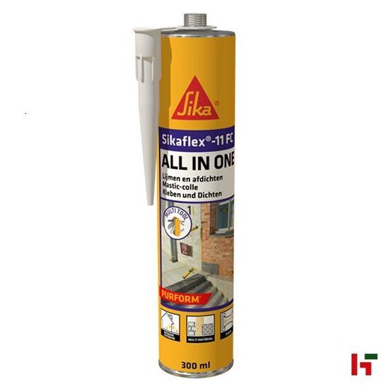 Lijmen - Sika Montagekit Wit SikaFlex 11FC+ 300 ml - Sika