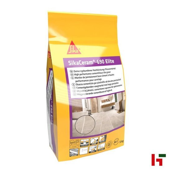 Voegmiddelen - Traditioneel Voegsel, SikaCeram CleanGrout Manhattan PE zak 5 kg - Sika