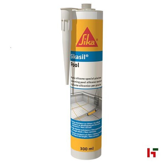 Siliconen & kitten - Siliconen, Sikasil Pool Grijs 300 ml - Sika
