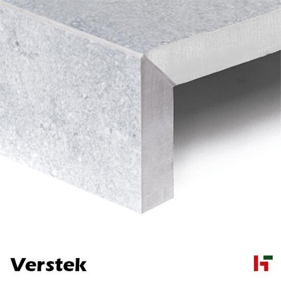 Zwembadboorden & vijverranden - Maatwerk Zwembadboord 120 x 120 cm 2 cm 180 ° afgerond