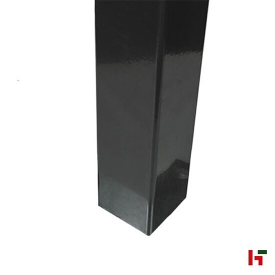 Metalen omheining - Paal voor Stalen Omheining Antraciet Zonder voetstuk 60 x 60 mm 280 cm