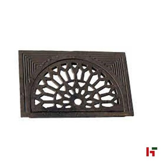 Putdeksels & roosters - Rooster, Halve maan Gietijzer 50x31,5cm - Private label