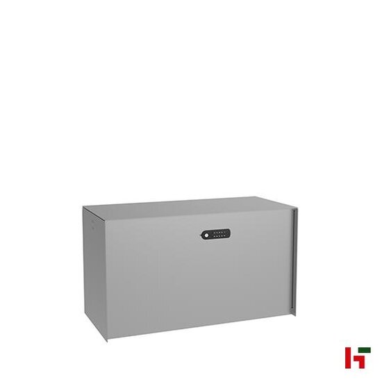 Brievenbussen - Pakketkoffer Bulkbox Blank aluminium (RAL 9006) - eSafe