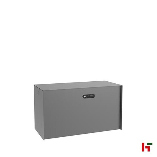 Brievenbussen - Pakketkoffer Bulkbox Grijs aluminium (RAL 9007) - eSafe