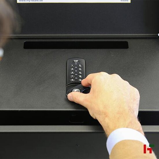 Brievenbussen - Pakketbrievenbus Shopperbox Gitzwart (RAL 9005) - eSafe